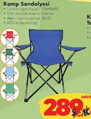 KAMP SANDALYESİ 77X48X80 CM indirimli fiyat KAMP SANDALYESİ 77X48X80 CM fiyat ve kampanya bilgisi